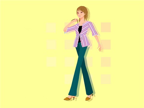手绘美女(图片71)