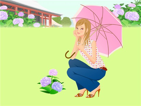 手绘美女(图片72)